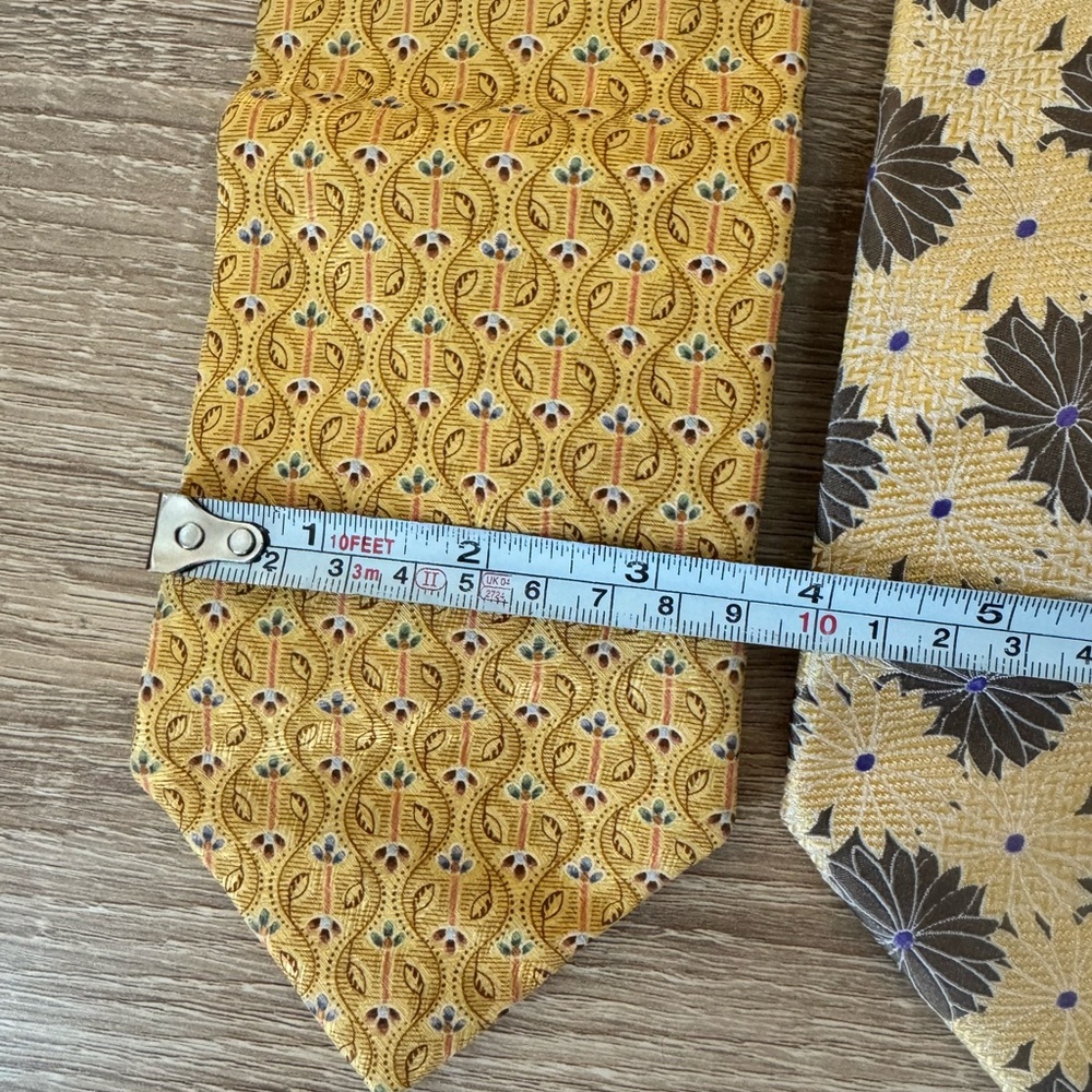 Bundle of 5 Ermenegildo‎ Zegna Designer Luxury Multicolor Neck Ties - Picture 10 of 13
